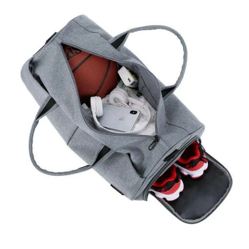 22L Gym Duffel Bags with Shoes Compartment