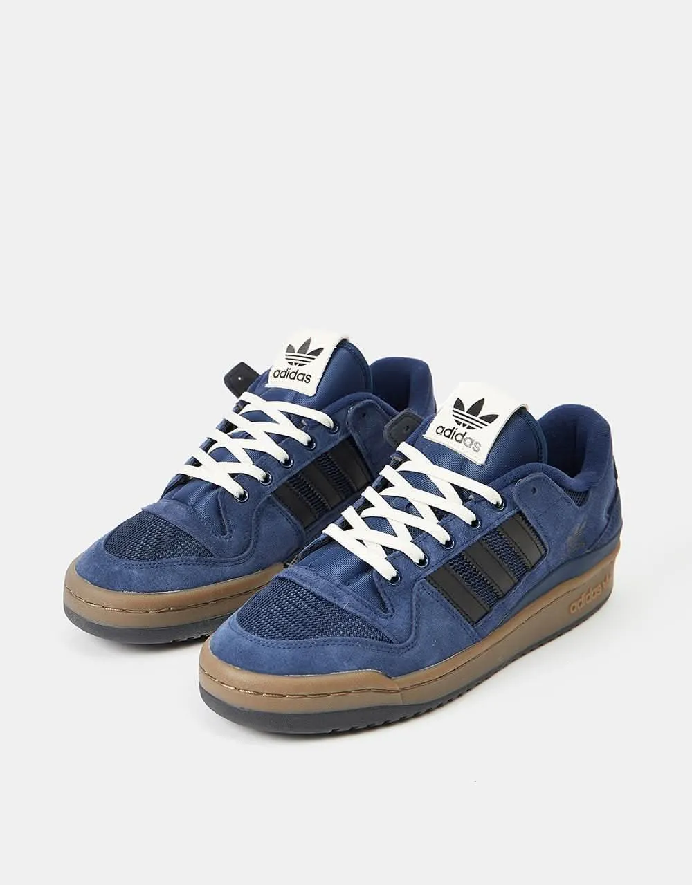 adidas Forum 84 Low ADV Skate Shoes - Collegiate Navy/Core Black/Bluebird