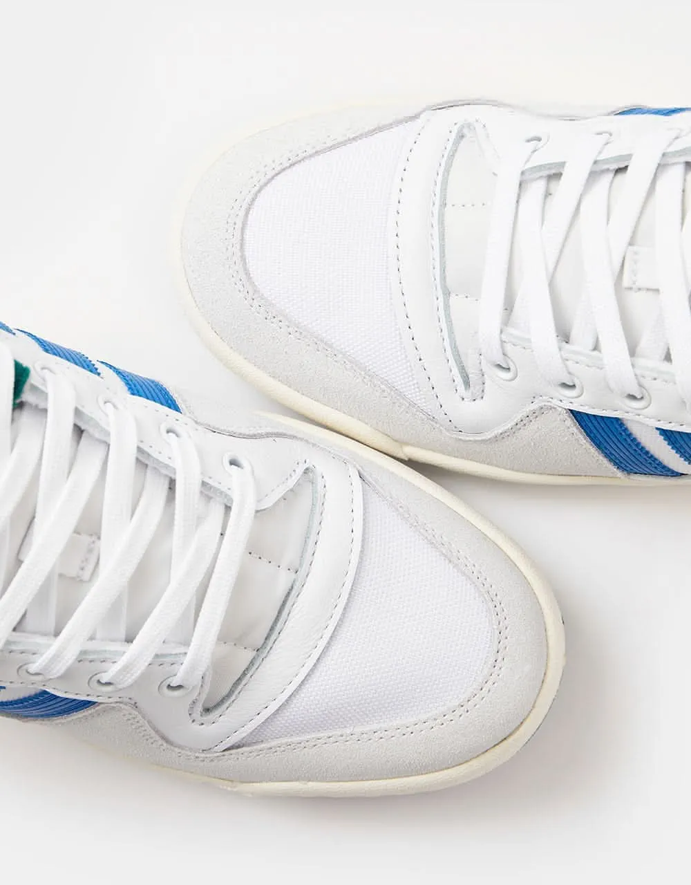 adidas Forum 84 Low ADV Skate Shoes - White/Bluebird/Collegiate Green