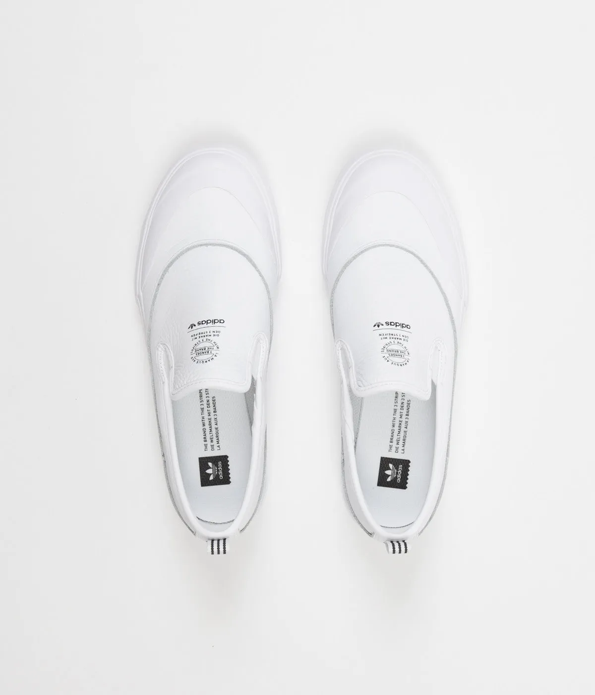 Adidas Matchcourt Slip On Shoes - White / White / White