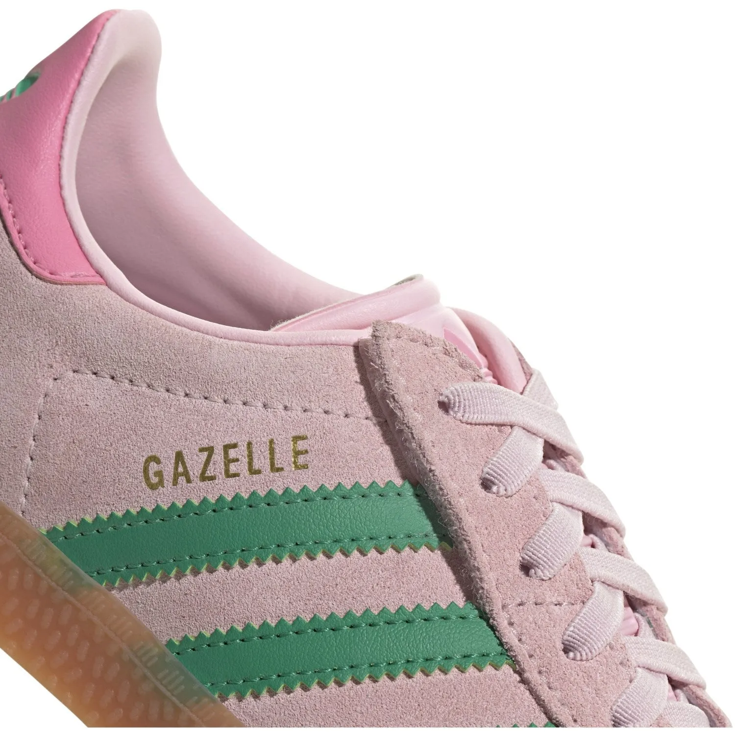 adidas Originals Clear Pink/Court Green/Bliss Pink Gazelle Cf El C Sneakers