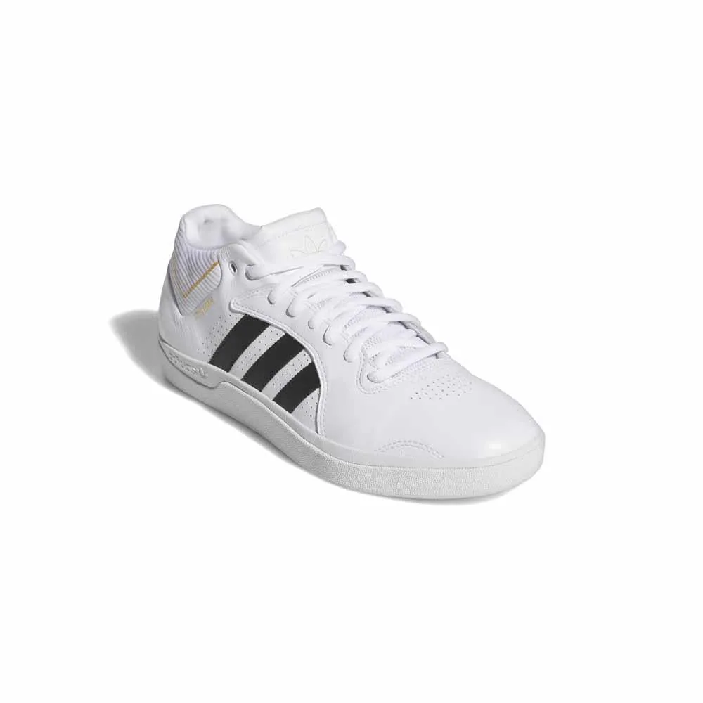 Adidas Skateboarding Tyshawn Feather White Core Black Gold Metallic Skate Shoes