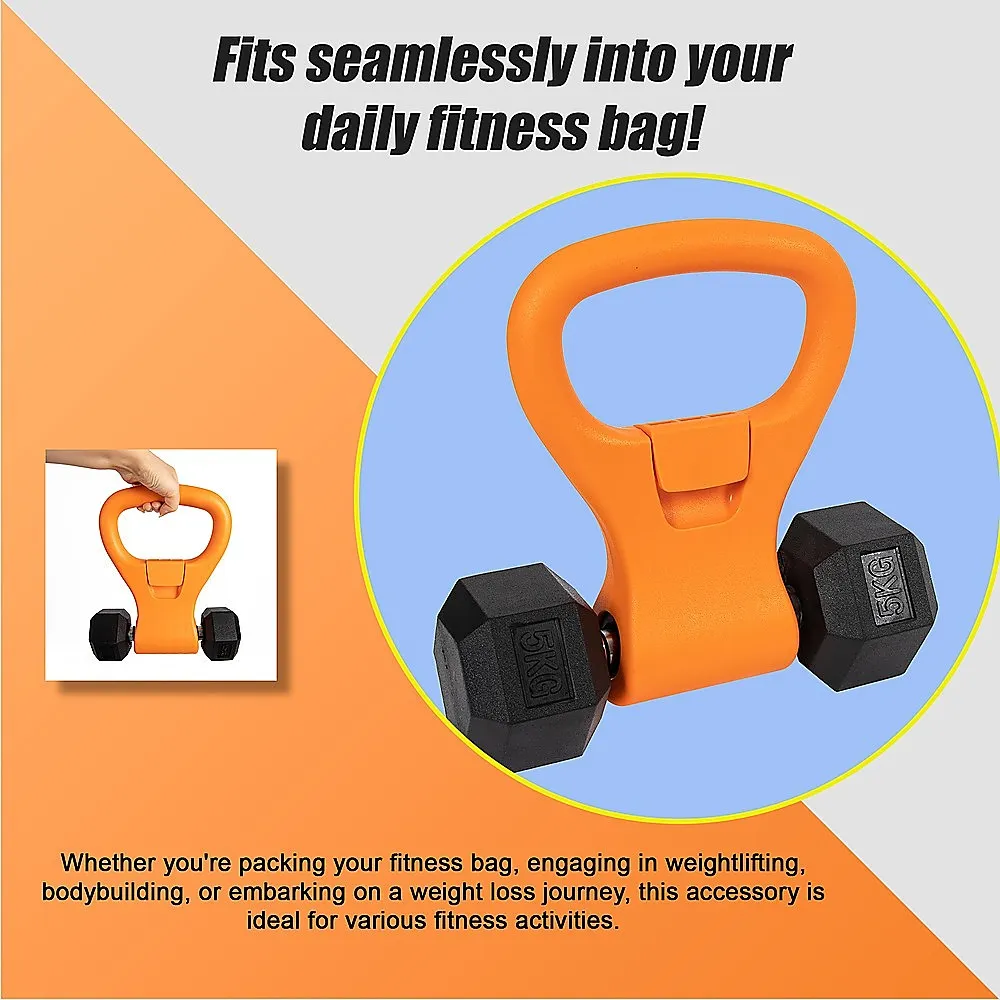 Adjustable Portable Kettlebell Weight Grip for Dumbbells