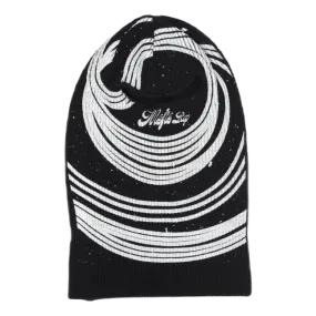 Allover Print Balaclava Black