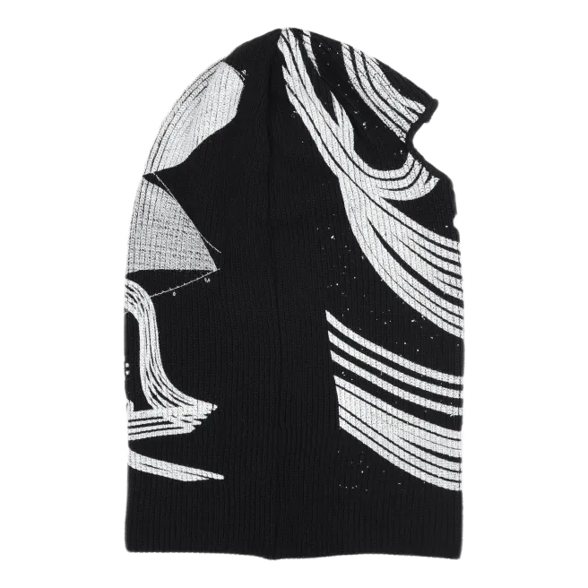 Allover Print Balaclava Black