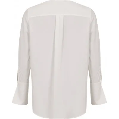 Assymetrical white shirt