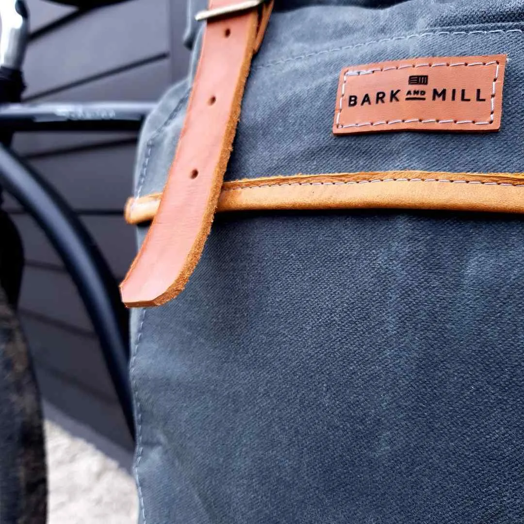 Bark And Mill Waxed Canvas Adventurer Rucksack | Atlantic