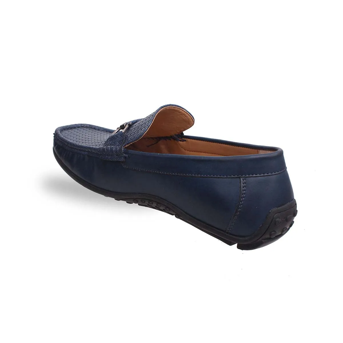 Blue Crossover Casual Loafers