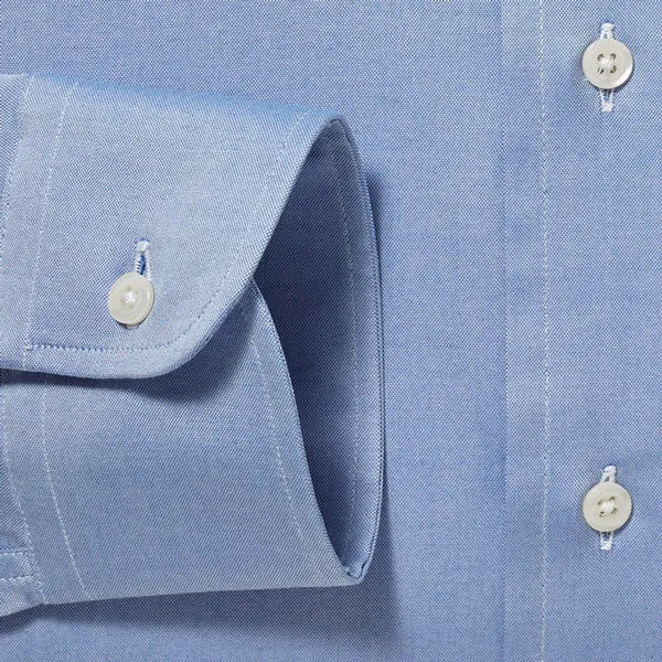 Button Down Pinpoint Blue