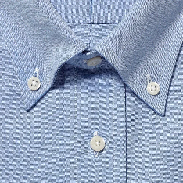 Button Down Pinpoint Blue