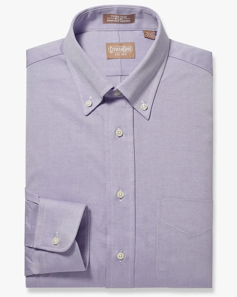 Button Down Pinpoint Lavender