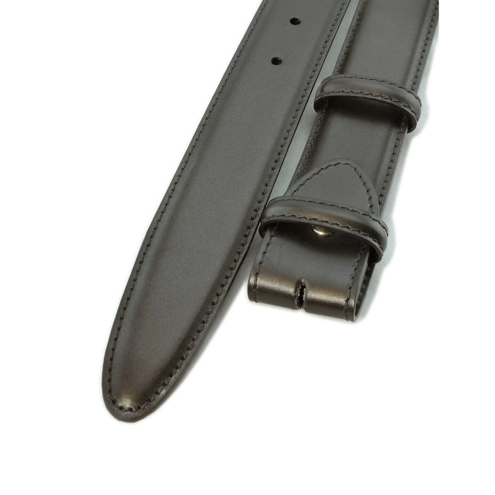 Classic Bogart Box Calf Belt Strap