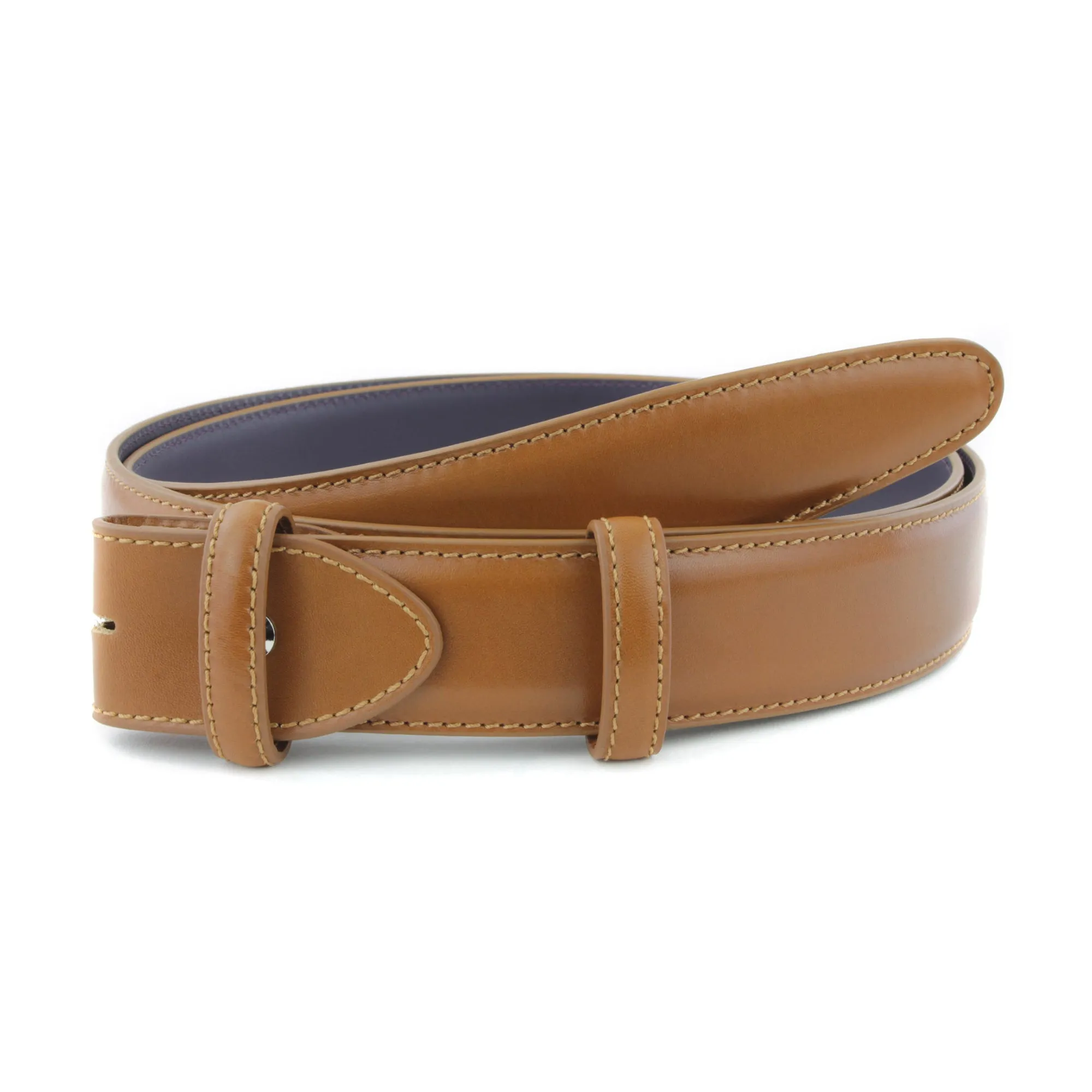 Classic Bogart Box Calf Belt Strap