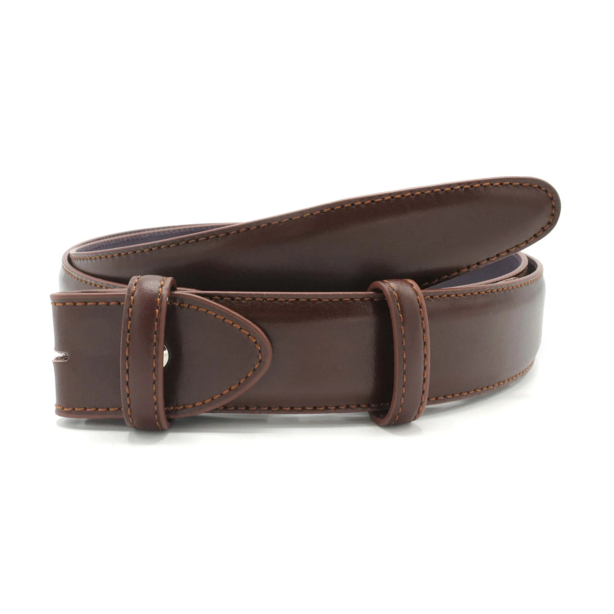 Classic Bogart Box Calf Belt Strap