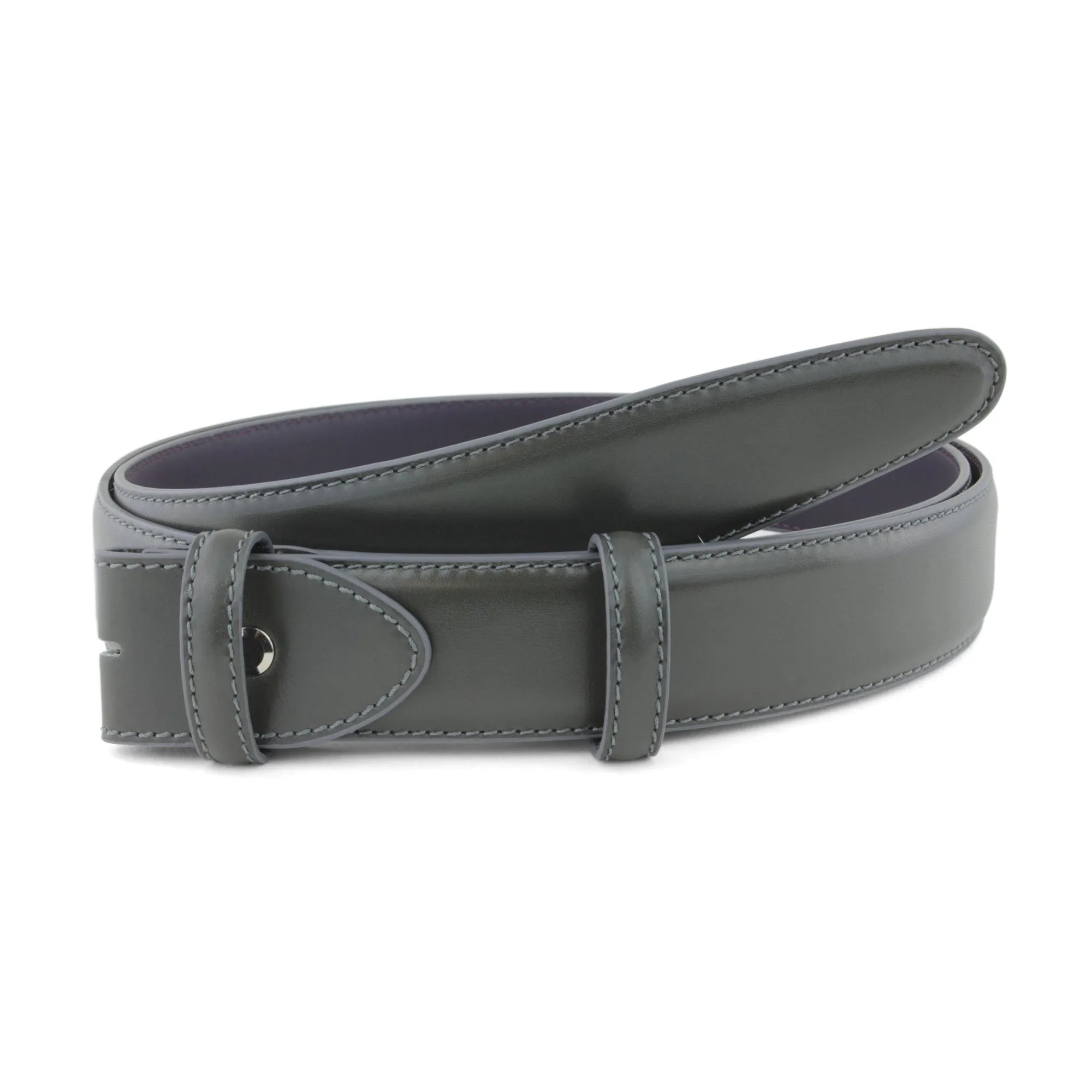 Classic Bogart Box Calf Belt Strap