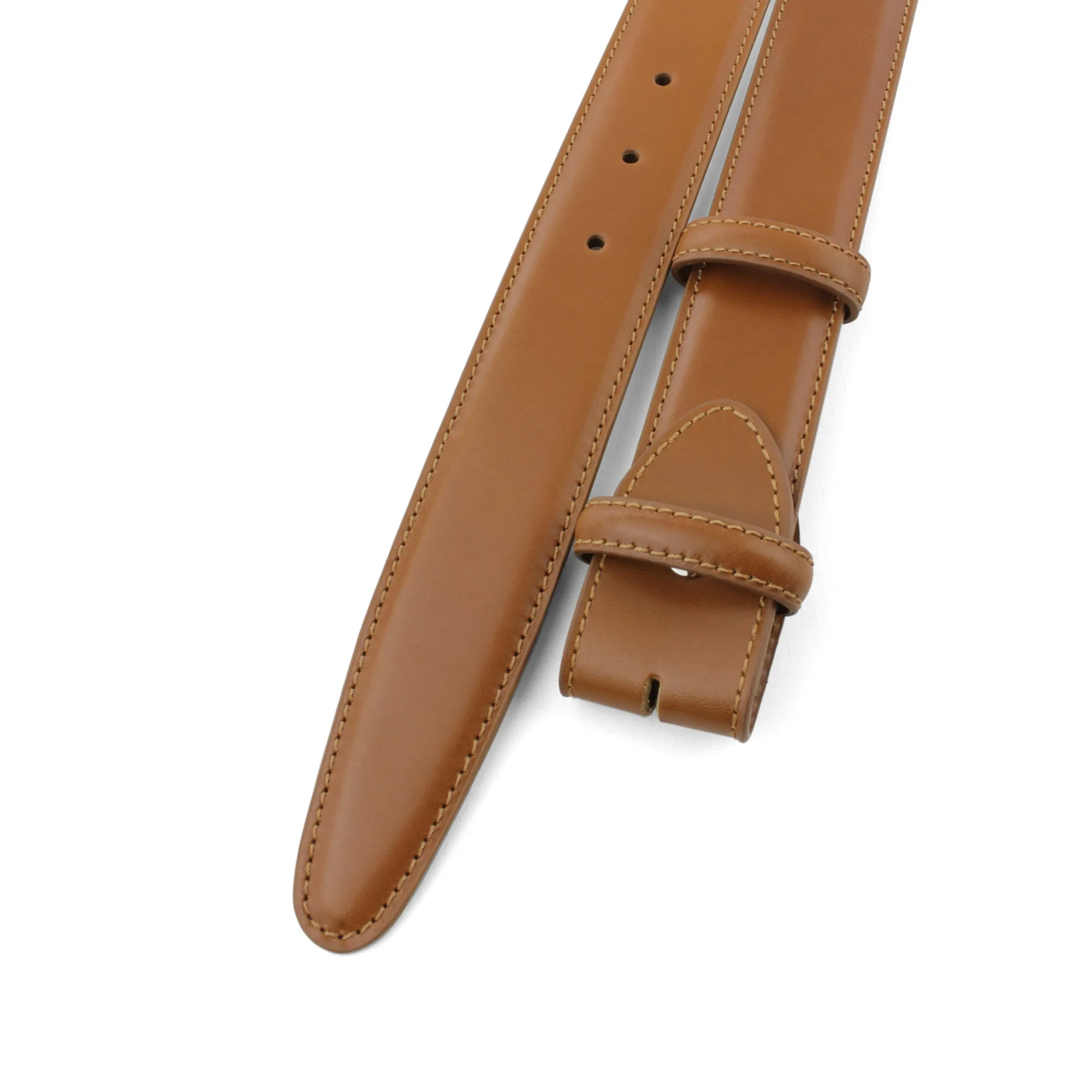 Classic Bogart Box Calf Belt Strap