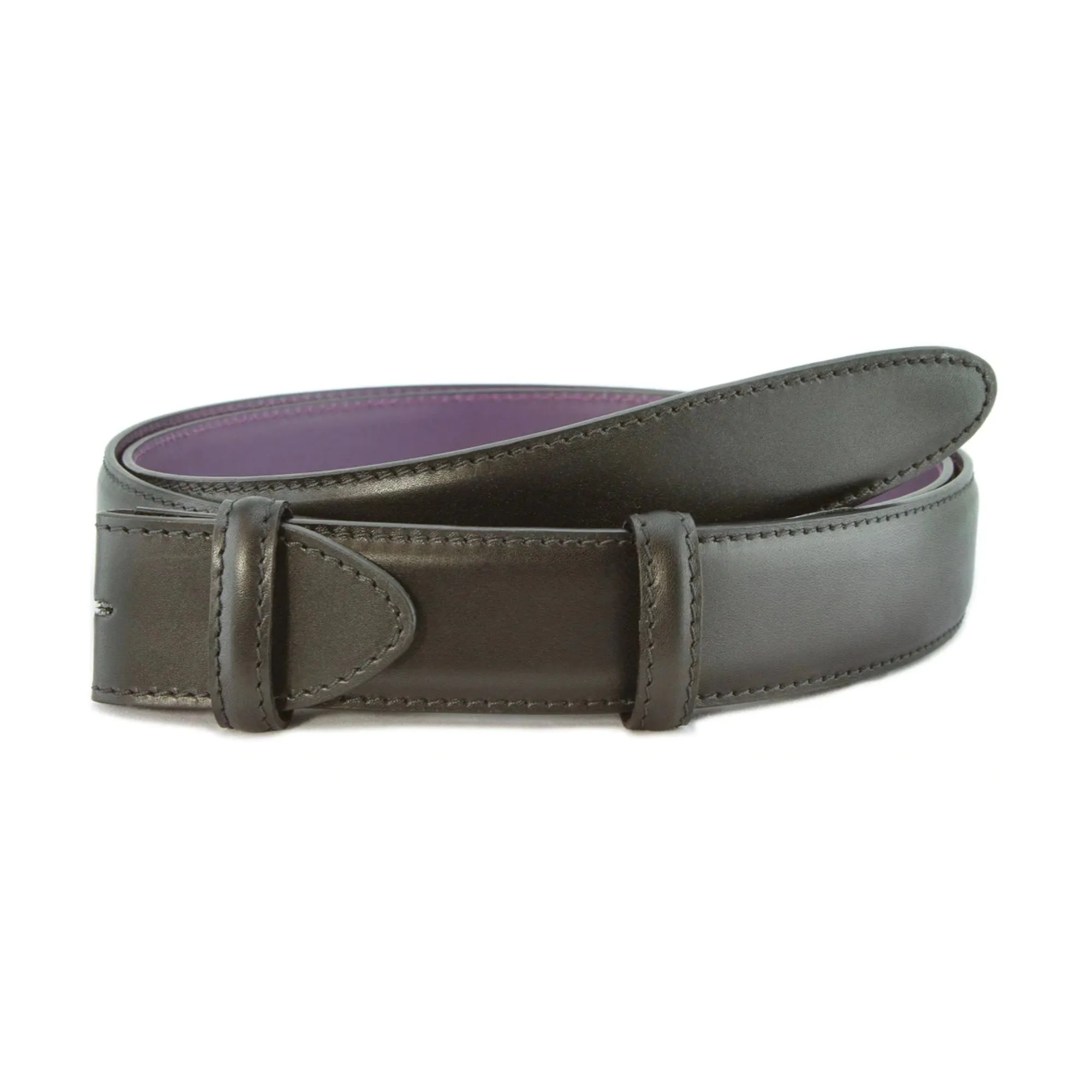 Classic Bogart Box Calf Belt Strap