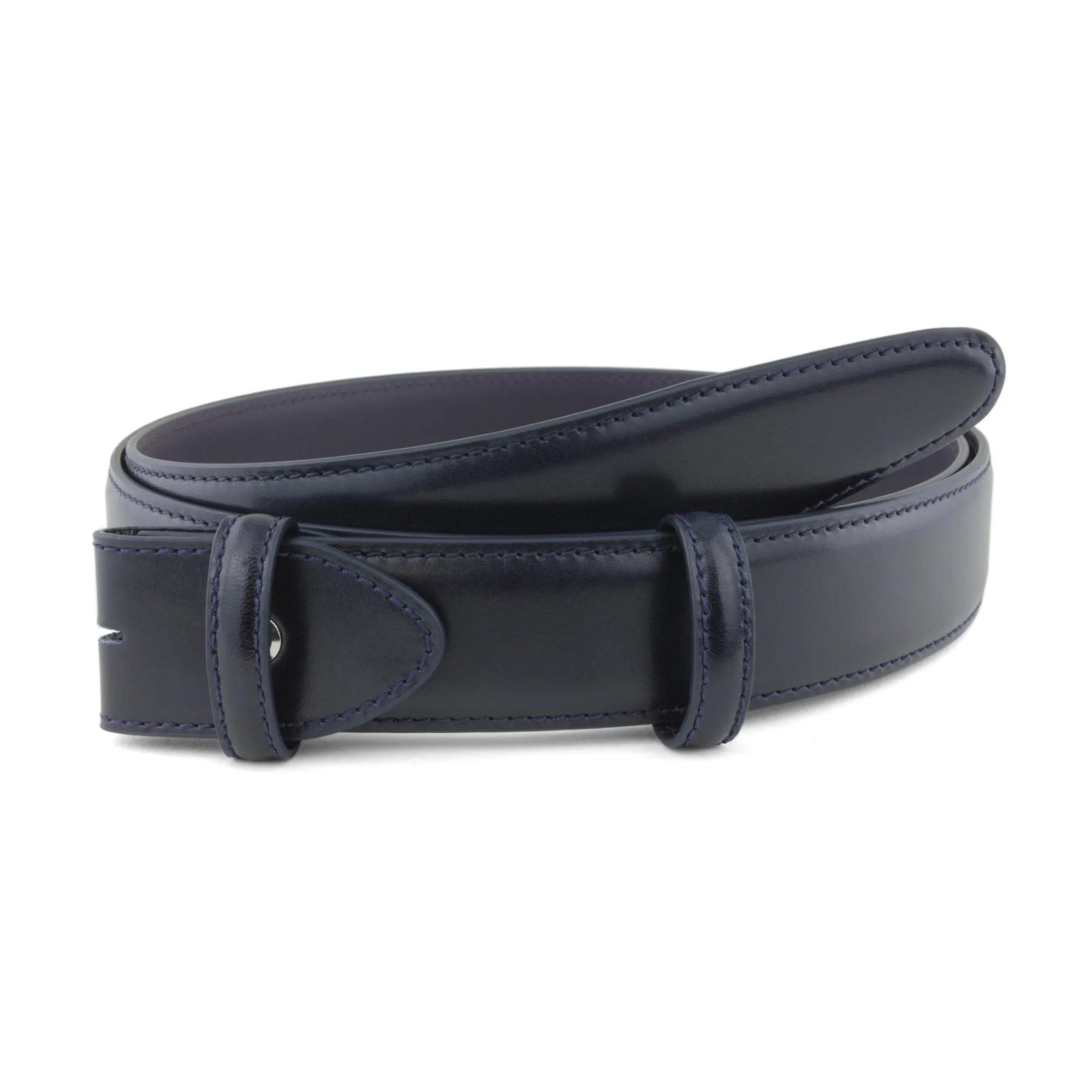 Classic Bogart Box Calf Belt Strap