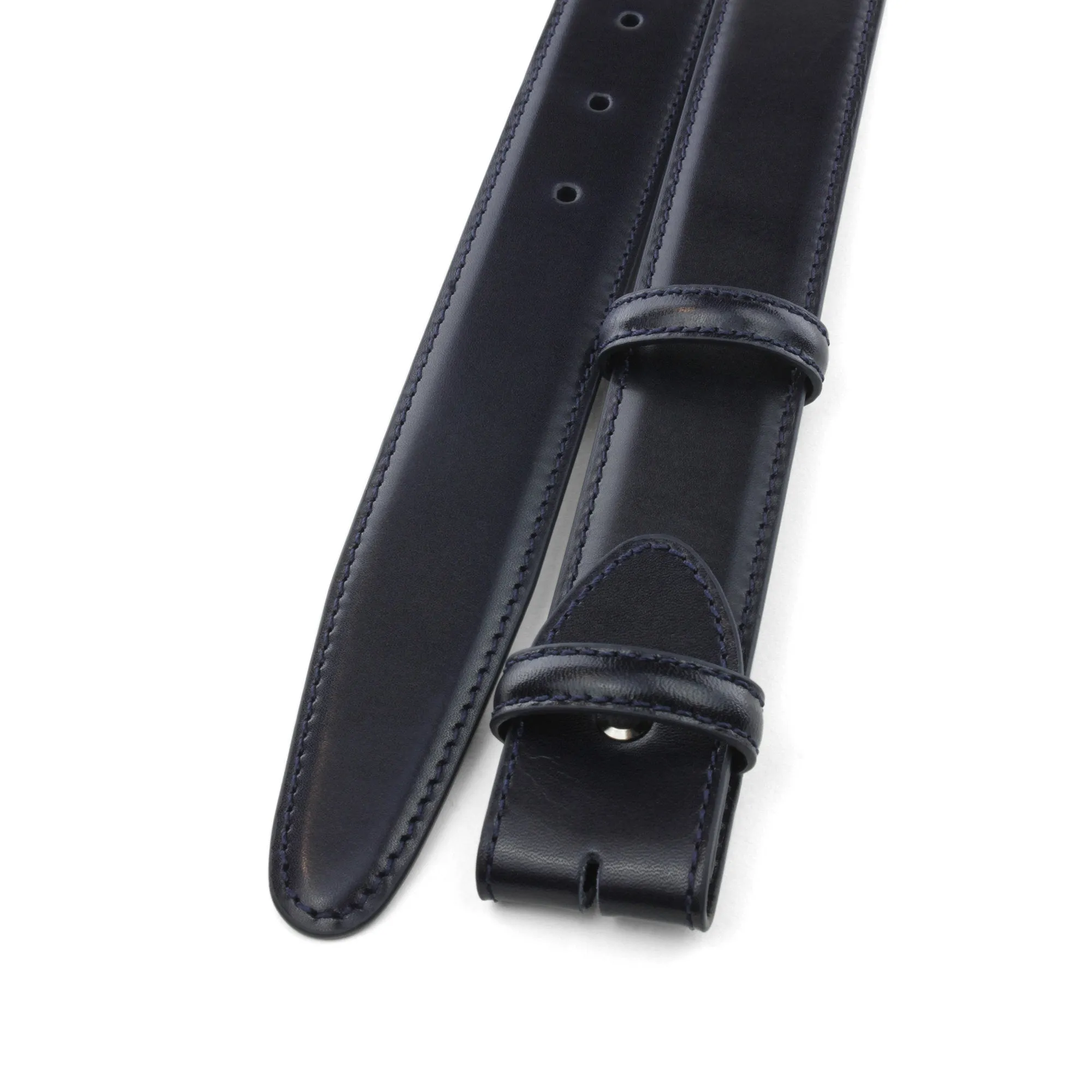 Classic Bogart Box Calf Belt Strap