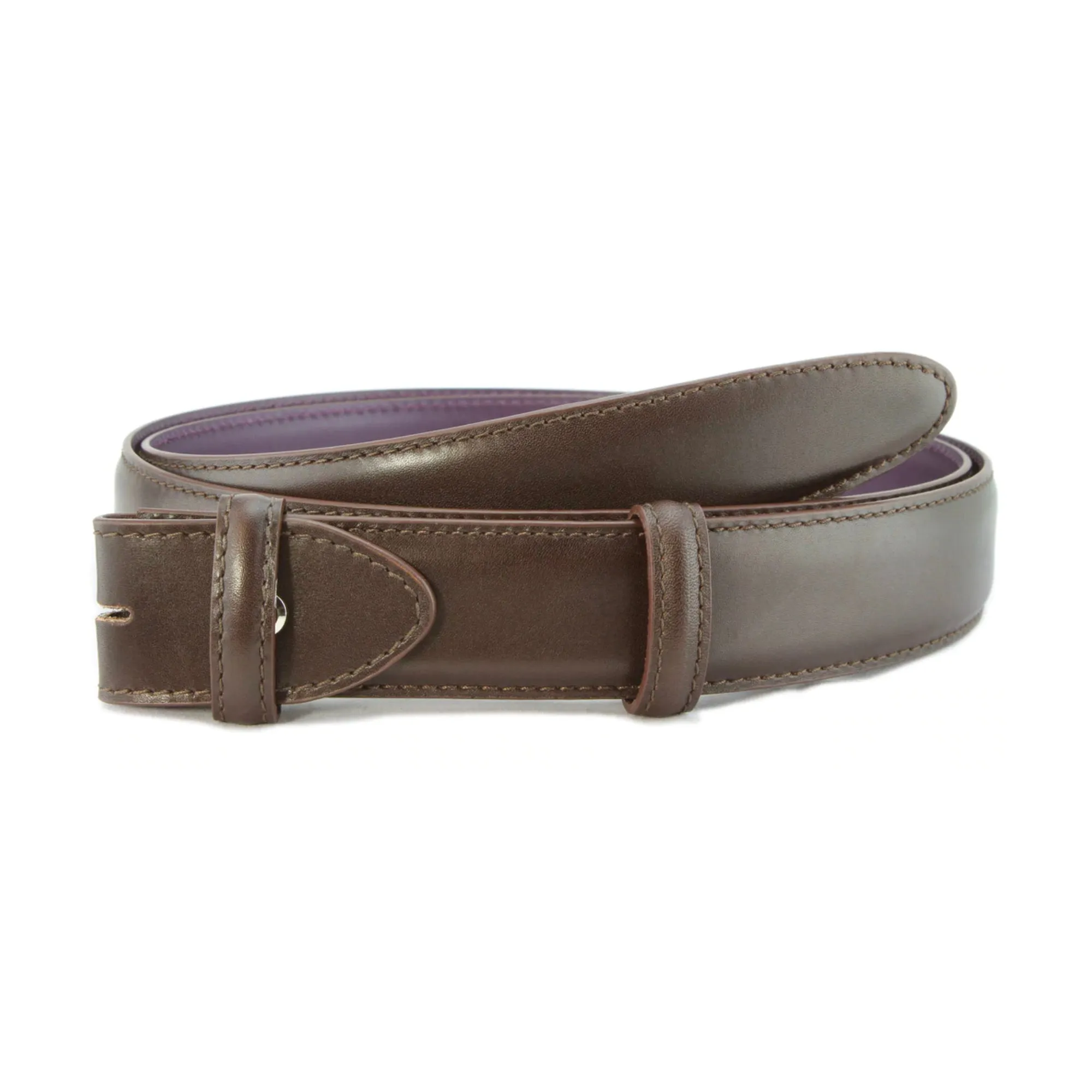 Classic Bogart Box Calf Belt Strap