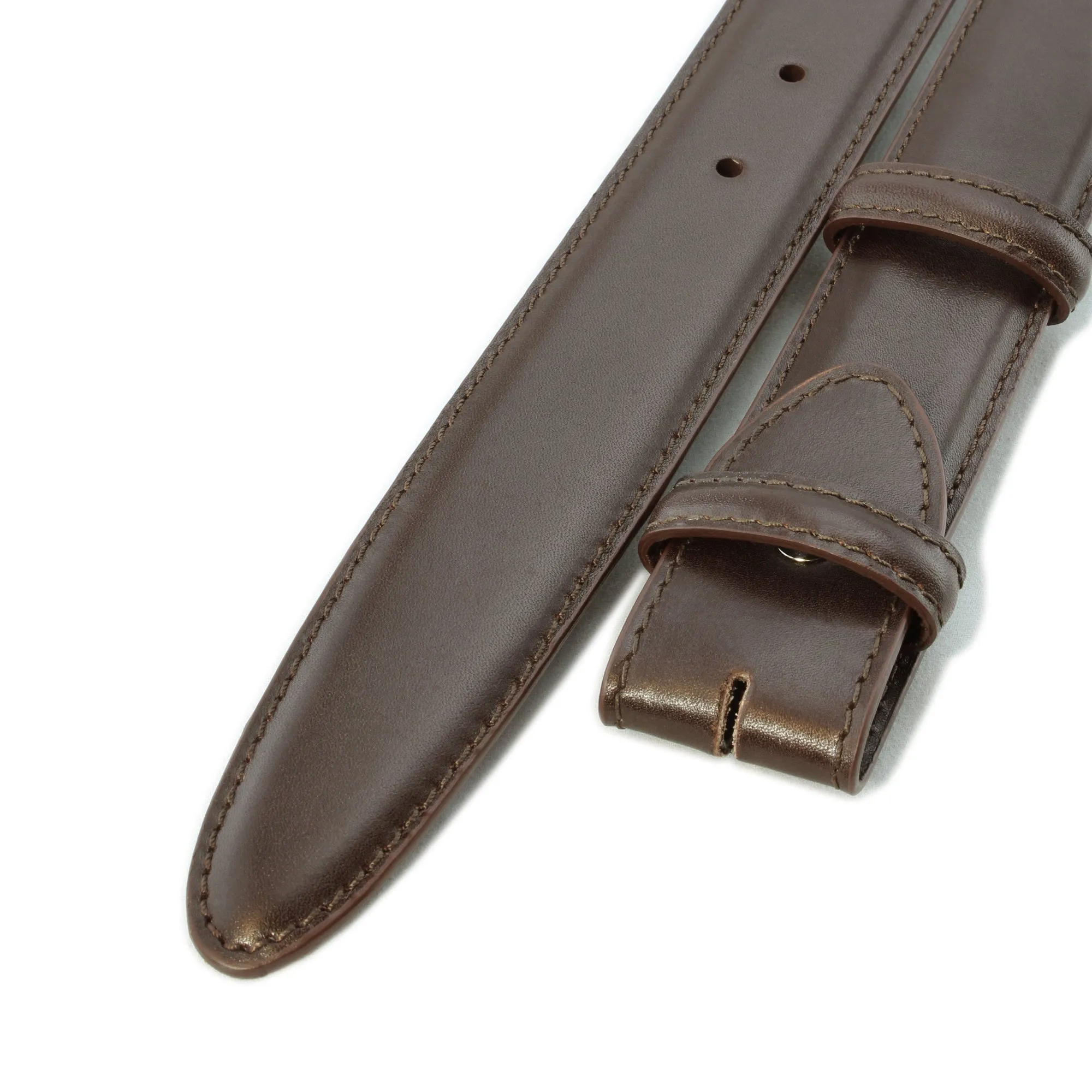 Classic Box Calf Belt Strap - Longer Length