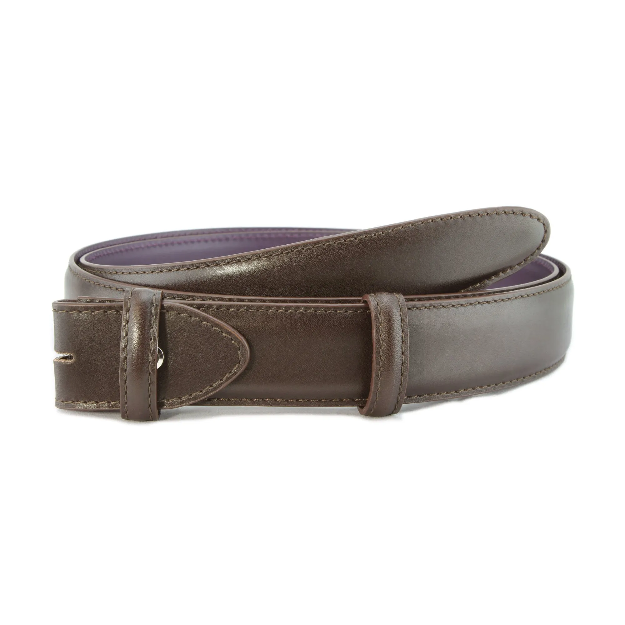 Classic Box Calf Belt Strap - Longer Length