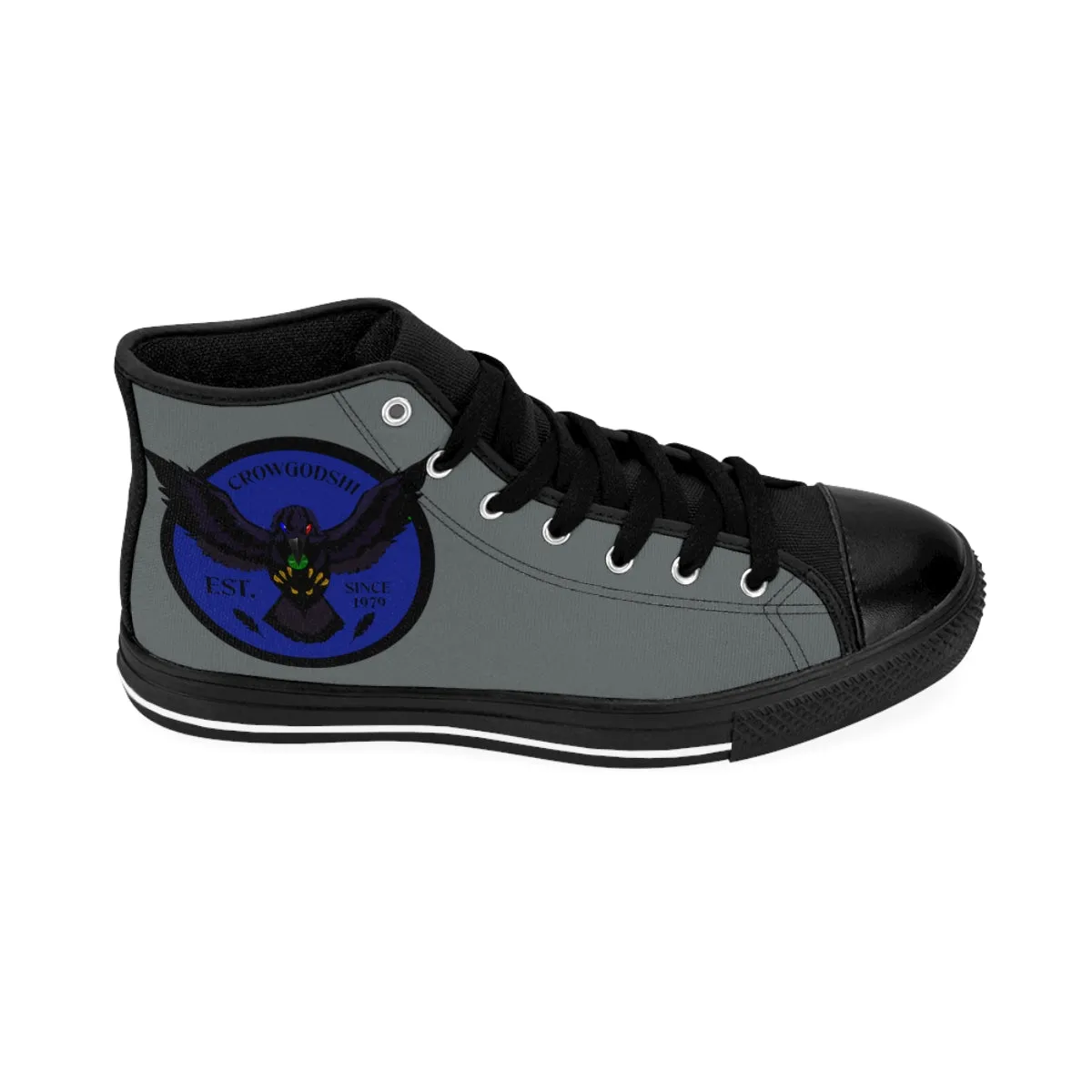 Crowgodshi 2nd Gen. High-Tops, DUKE BLUE LOGO