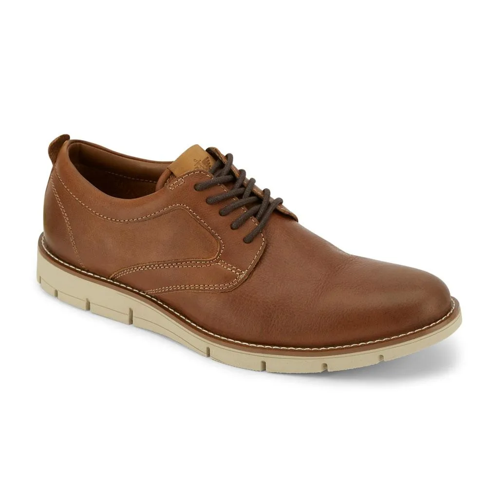 Dockers Nathan Dress/Casual Oxford Leather Shoe (Saddle Tan)