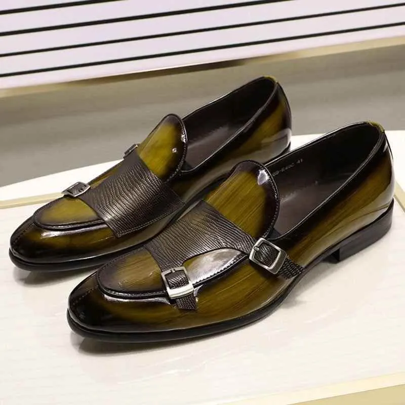 Formal Dress Shoes Men's Casual Shoes MCSCOS41 Leather Loafers