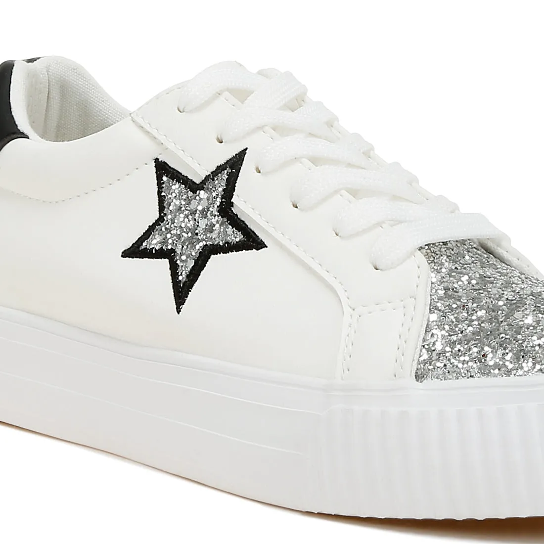 Glitter Patch Chunky Sneakers