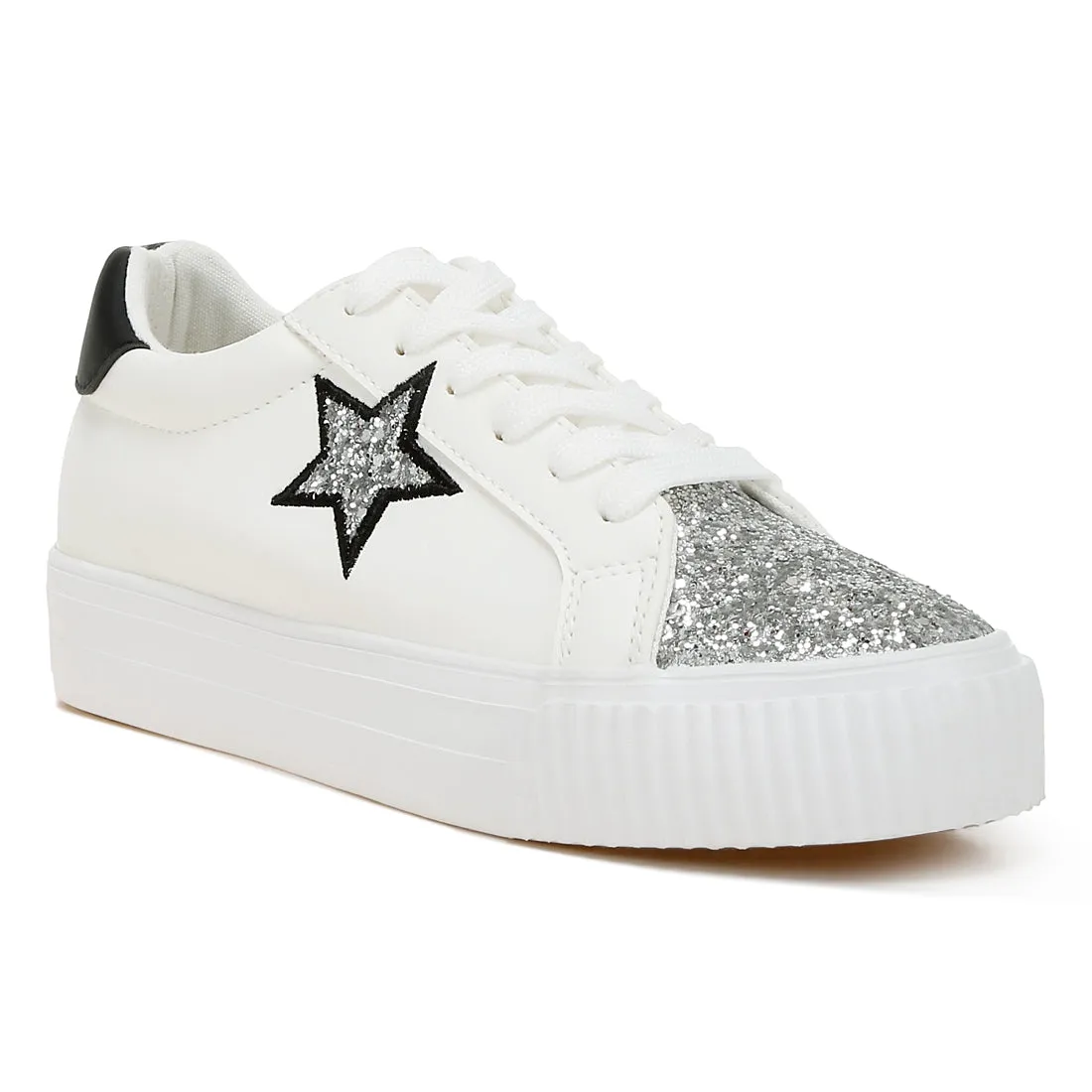 Glitter Patch Chunky Sneakers