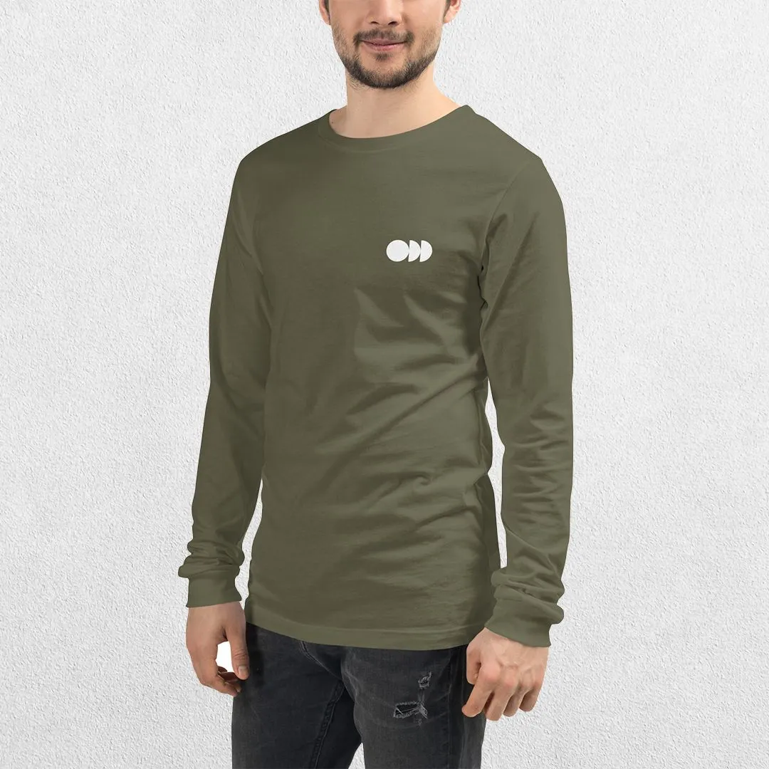 GPW No Excuses Printed Unisex Long Sleeve Tee – Versatile and Stylish