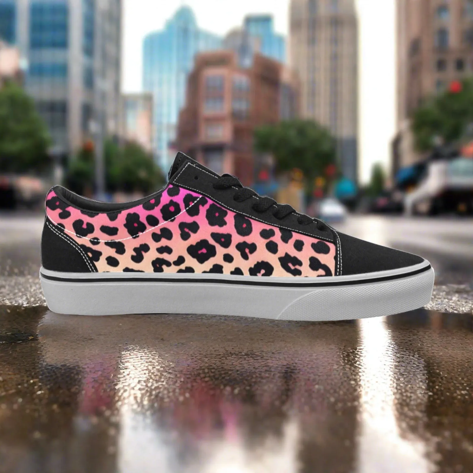 Gradient Leopard Print Women