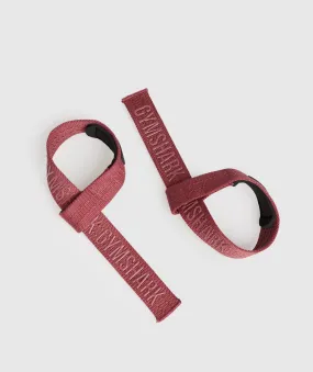 Gymshark Silicone Lifting Straps - Soft Berry