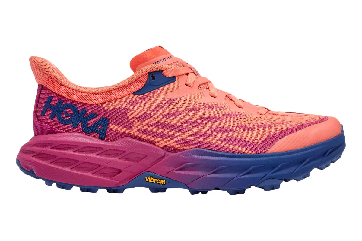 Hoka Speedgoat 5 B Orange/Purple Womens