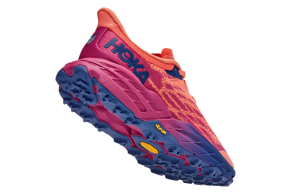 Hoka Speedgoat 5 B Orange/Purple Womens