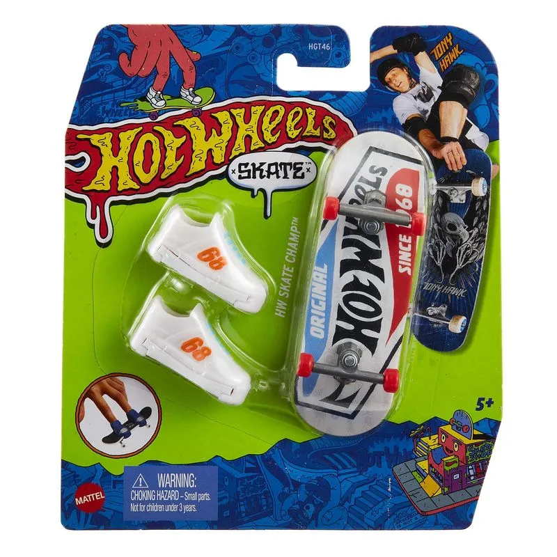 Hot Wheels Skate Fingerboard Single Pack Hot Wheels Competition 2/5 Hw Skate Champ