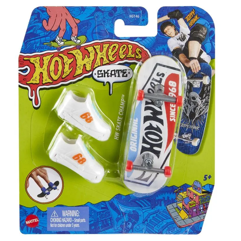 Hot Wheels Skate Fingerboard Single Pack Hot Wheels Competition 2/5 Hw Skate Champ