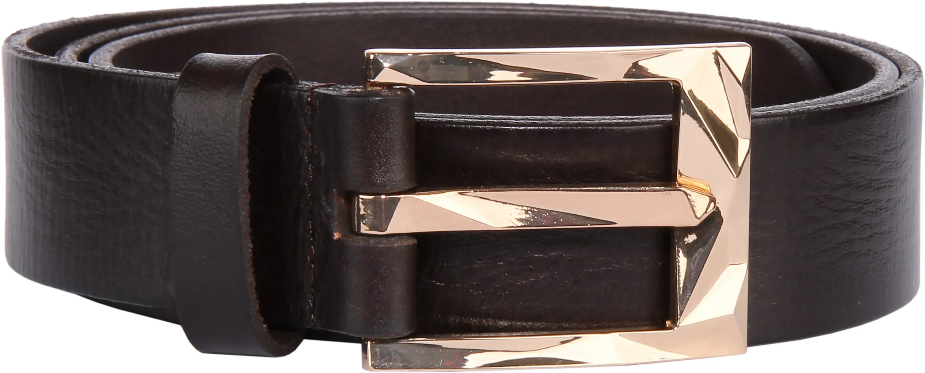 Justinreess England Tim In Dark Brown Belt For Men