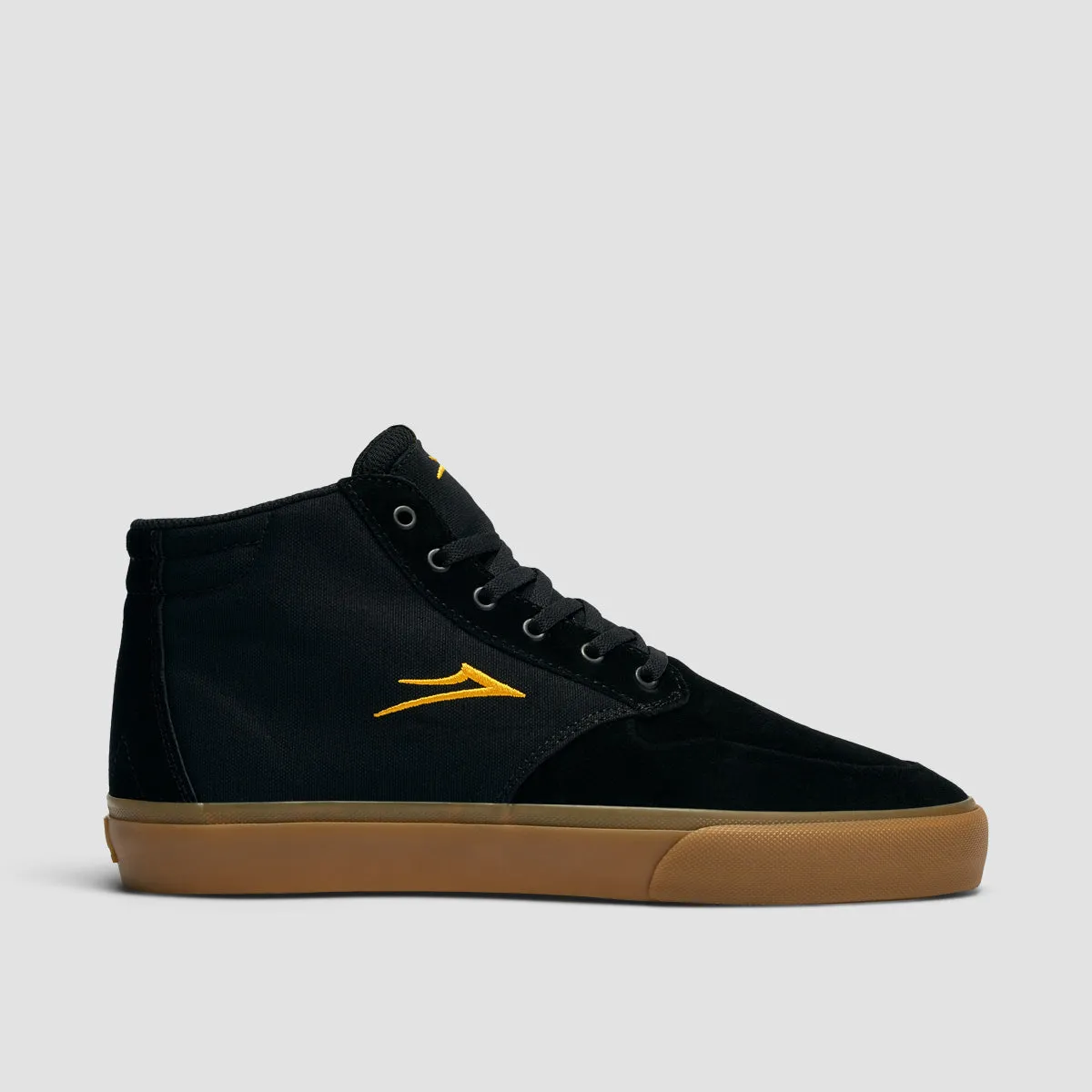 Lakai Riley 3 High Shoes - Black/Gum Suede