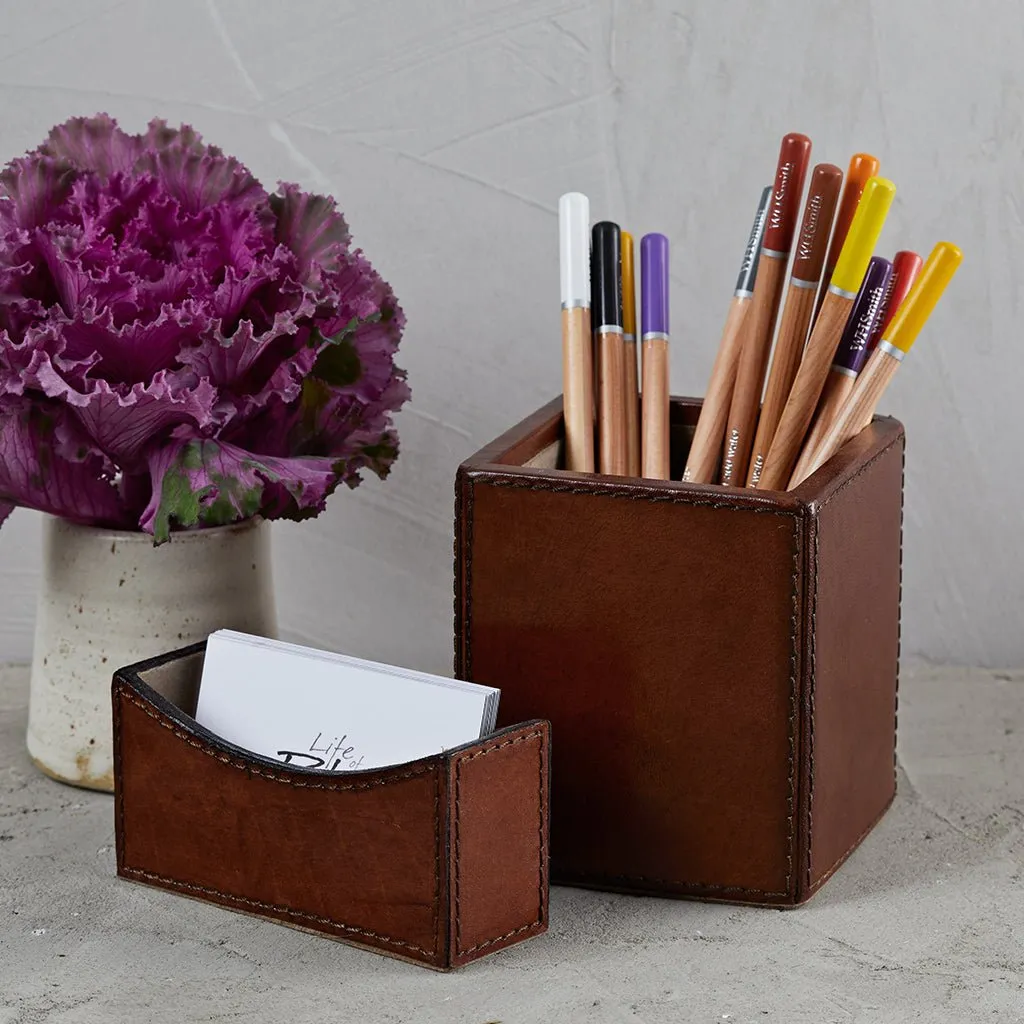 Leather Business Card Holder