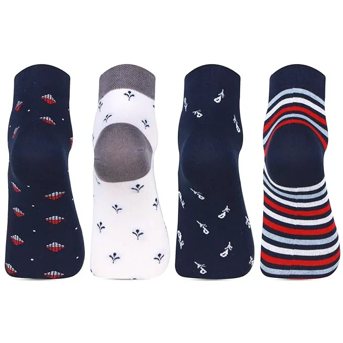 Men Ankle Length Formal/Office Socks - Pack Of 4