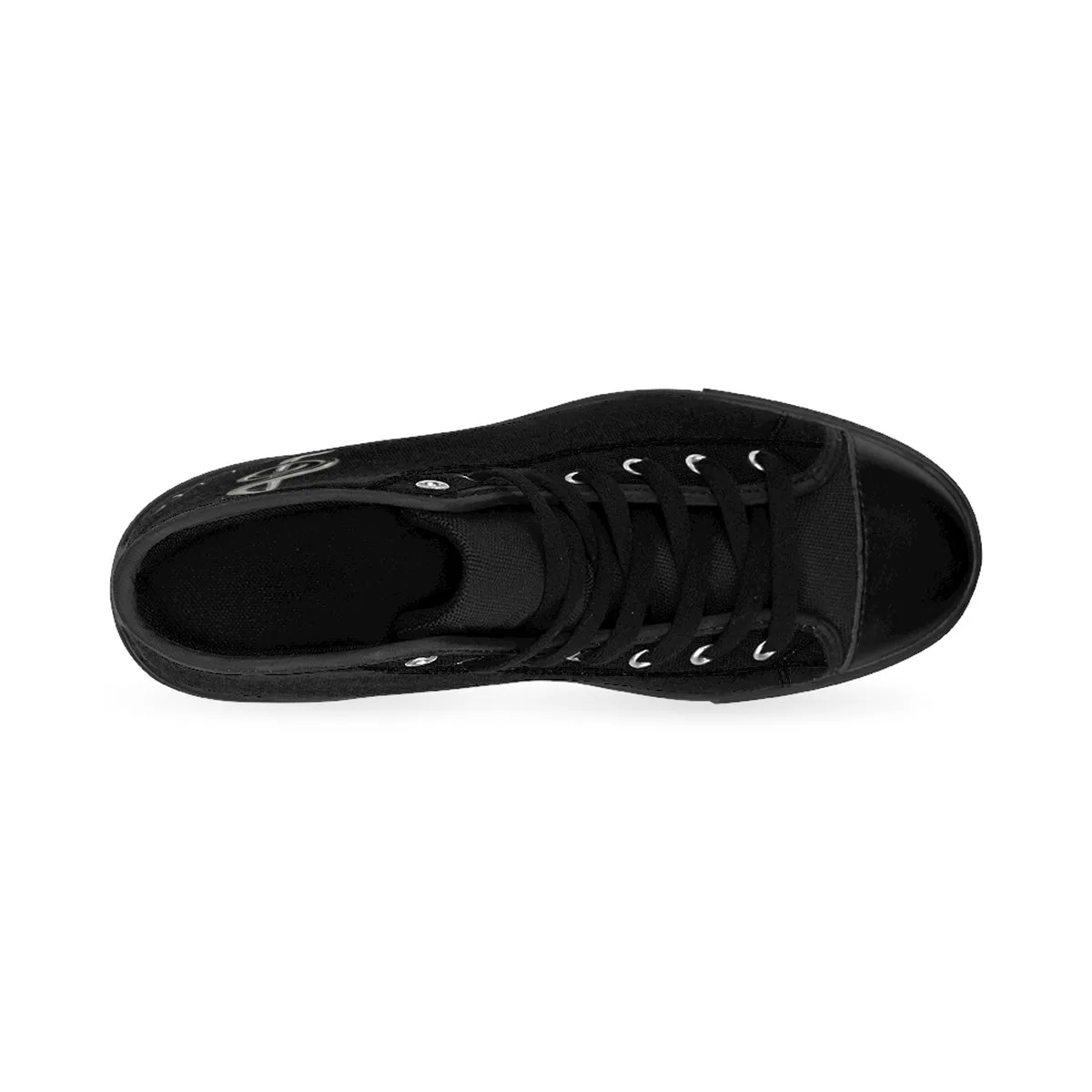 Men's Black Music Is Life High-top Sneakers