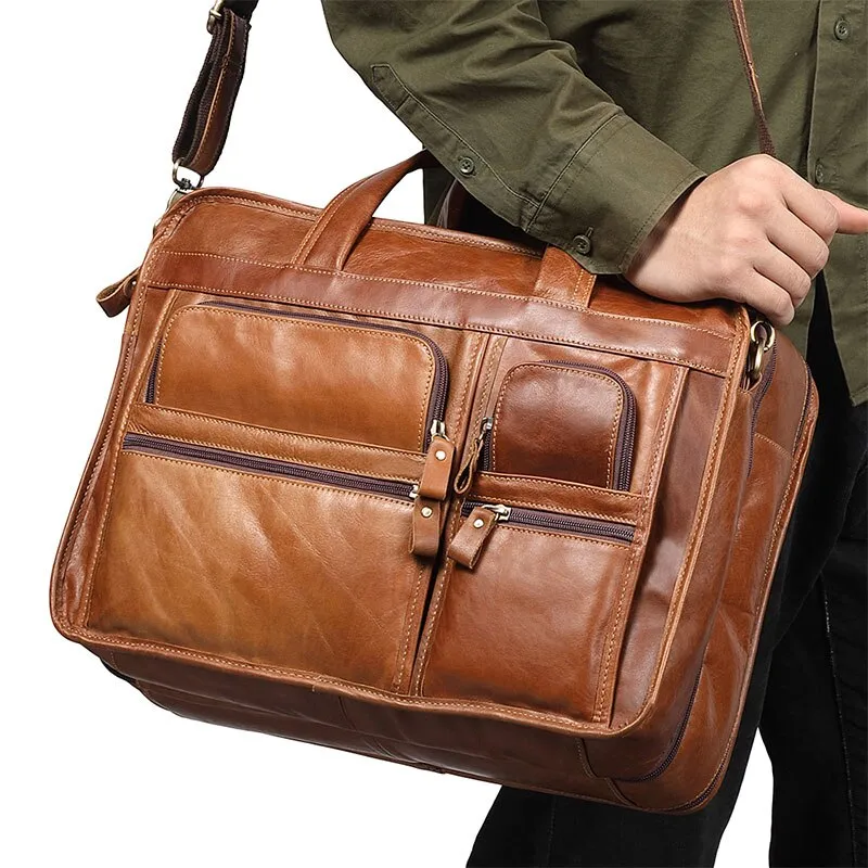 Men's Leather Business bag