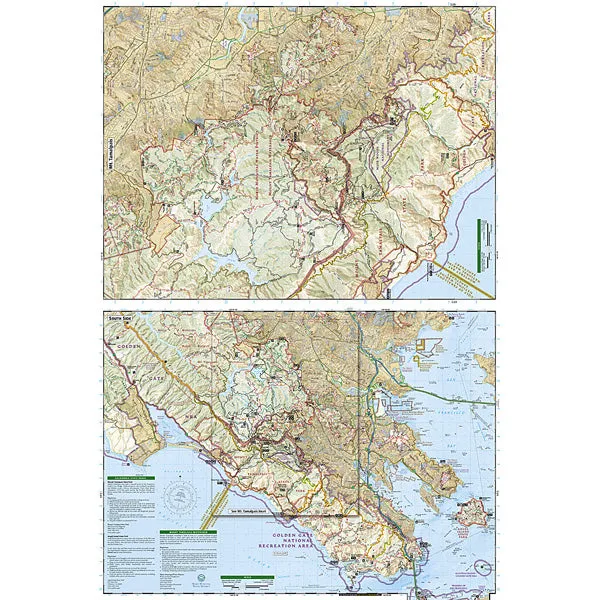 Mount Tamalpais, Point Reyes Map