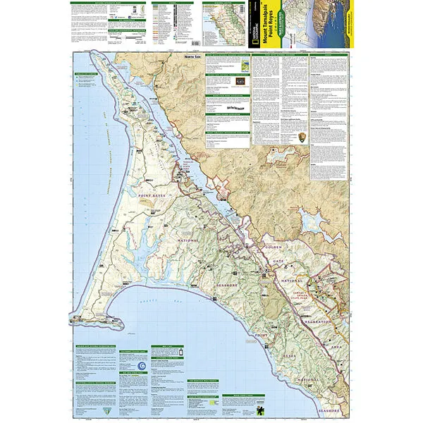 Mount Tamalpais, Point Reyes Map