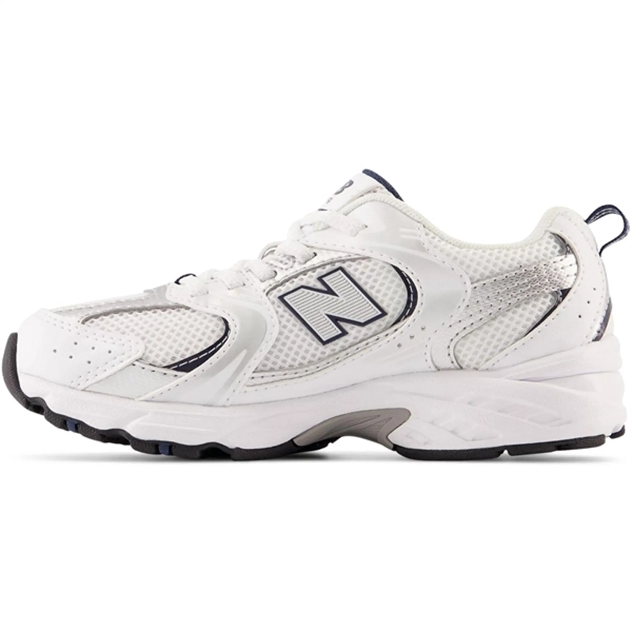 New Balance 530 Kids Bungee Lace Sneakers White