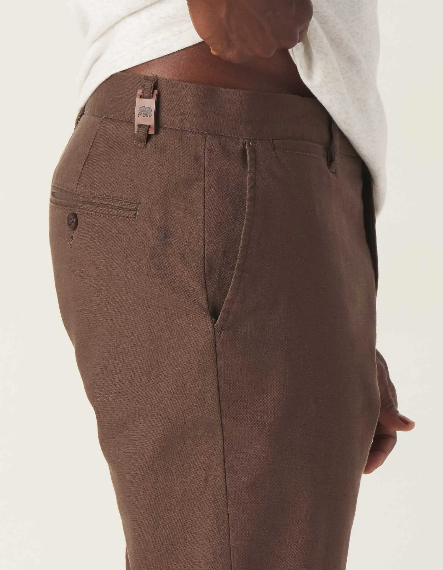 Normal Stretch Canvas Pant in Brown Canvas