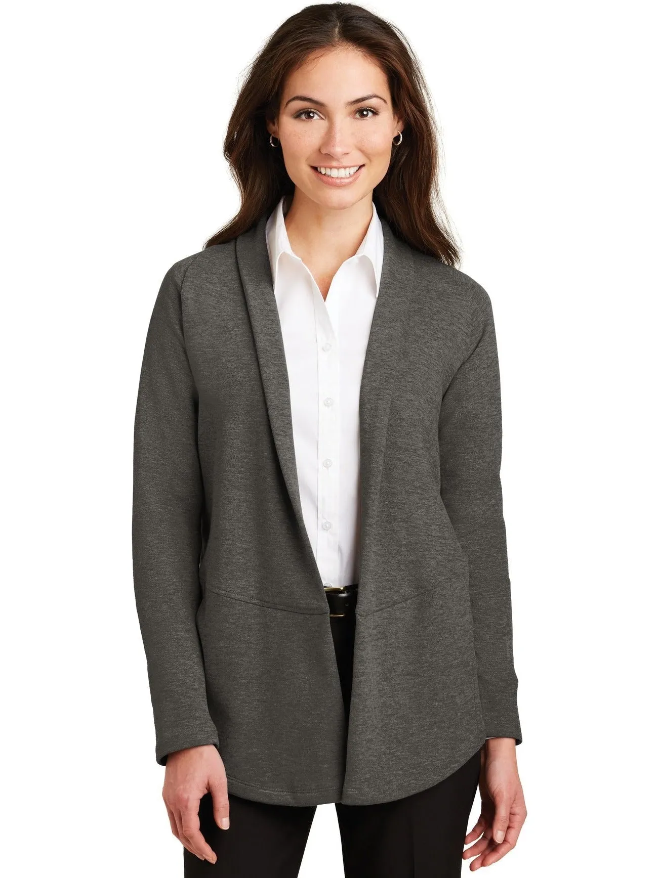 OUTLET-Port Authority Ladies Interlock Cardigan