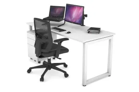 Quadro Loop Legs Office Desk [1600L x 700W]